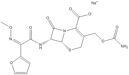 Cefuroxime sodium Structure